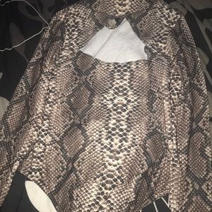 Snake skin bodysuit